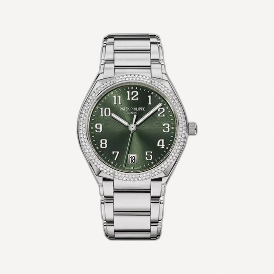 파텍필립 트웬티~4 오토마틱 스틸 올리브 그린 다이얼 36mm