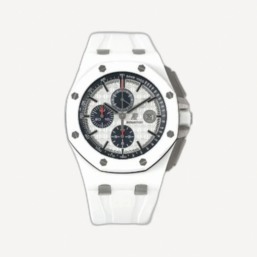 오데마피게 로얄오크 오프쇼어 화이트다이얼 44mm