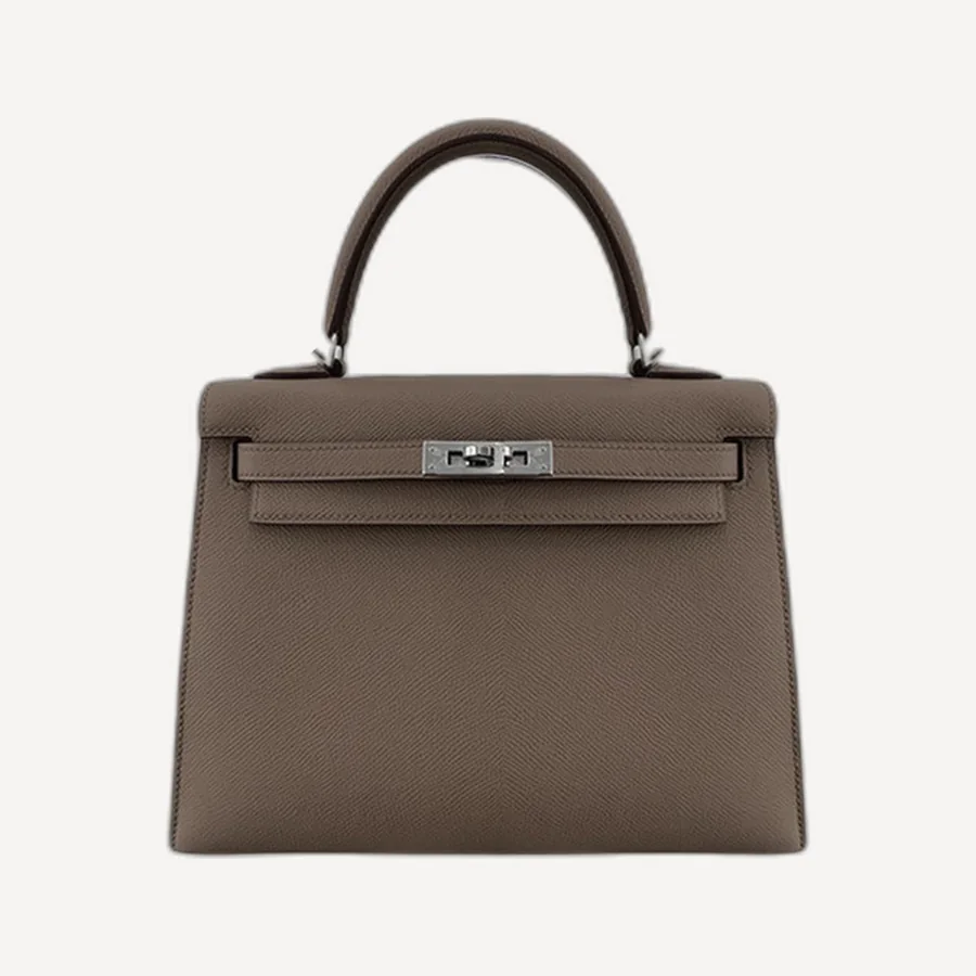 에르메스 켈리백 25 Gris etain (Togo)