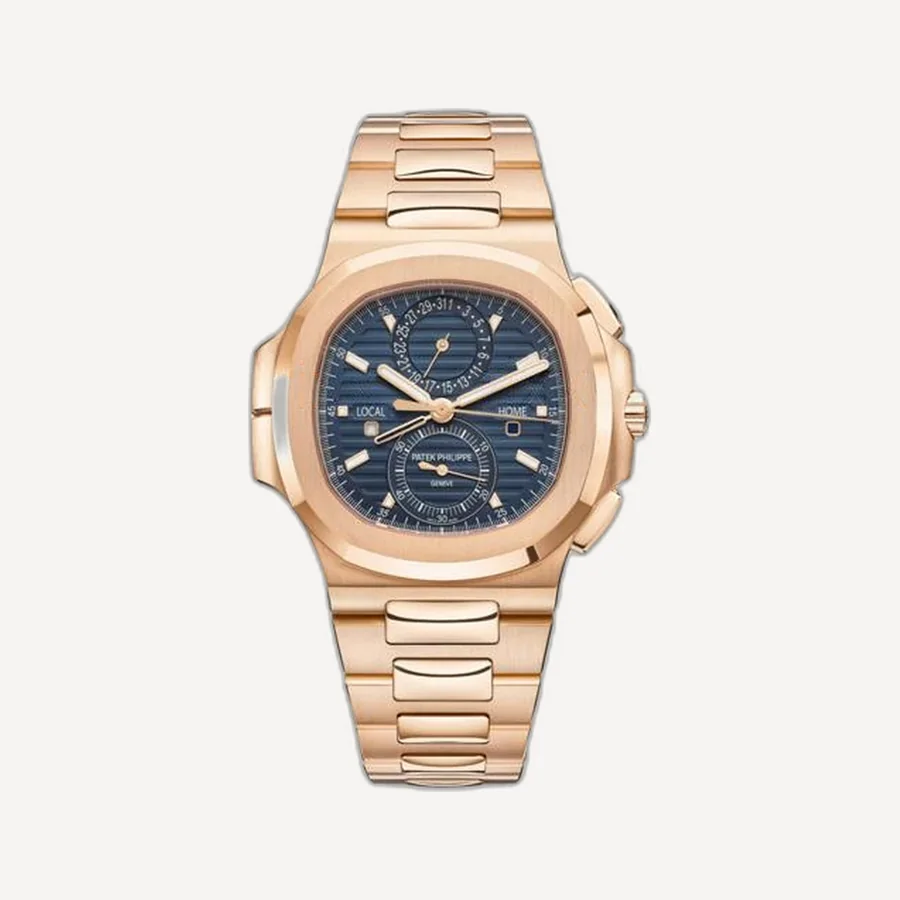 파텍필립 노틸러스 플라이백 크로노그래프 로즈골드 40mm