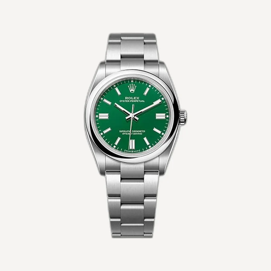 롤렉스 오이스터 퍼페츄얼 36mm 그린