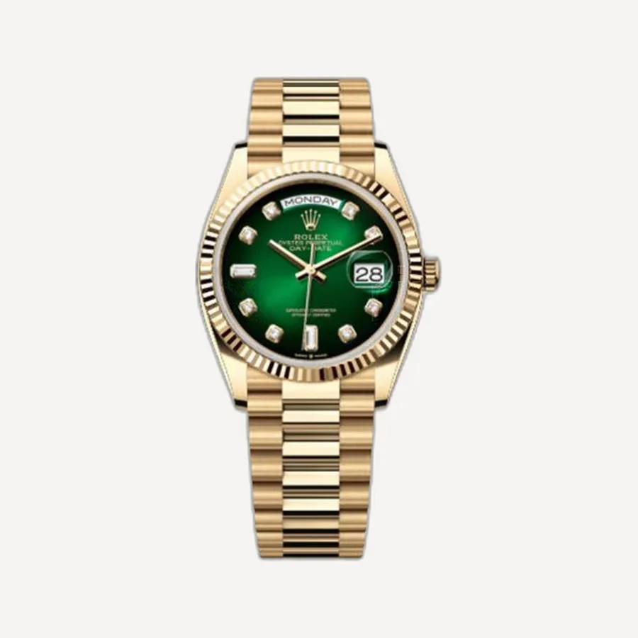 롤렉스 오이스터 데이데이트 옐로우 골드 36mm