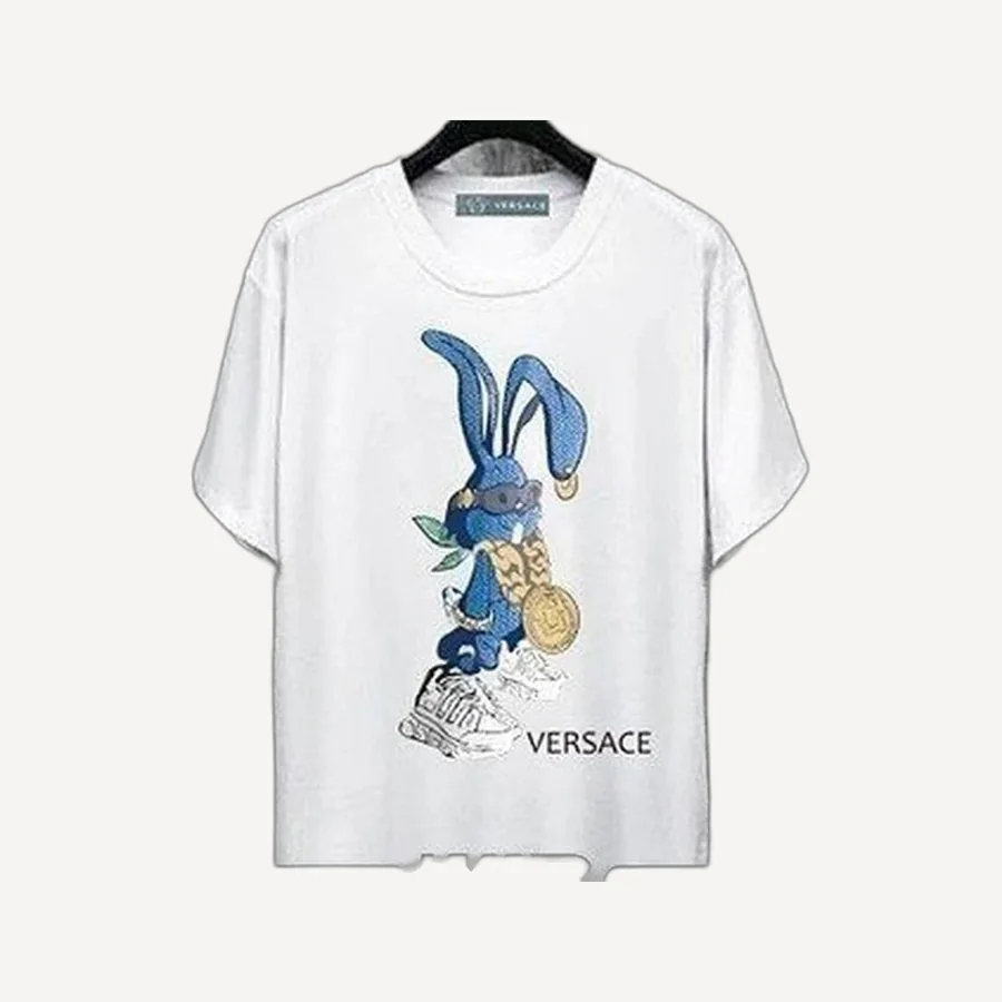 베르사체 럭셔리 토끼 티셔츠