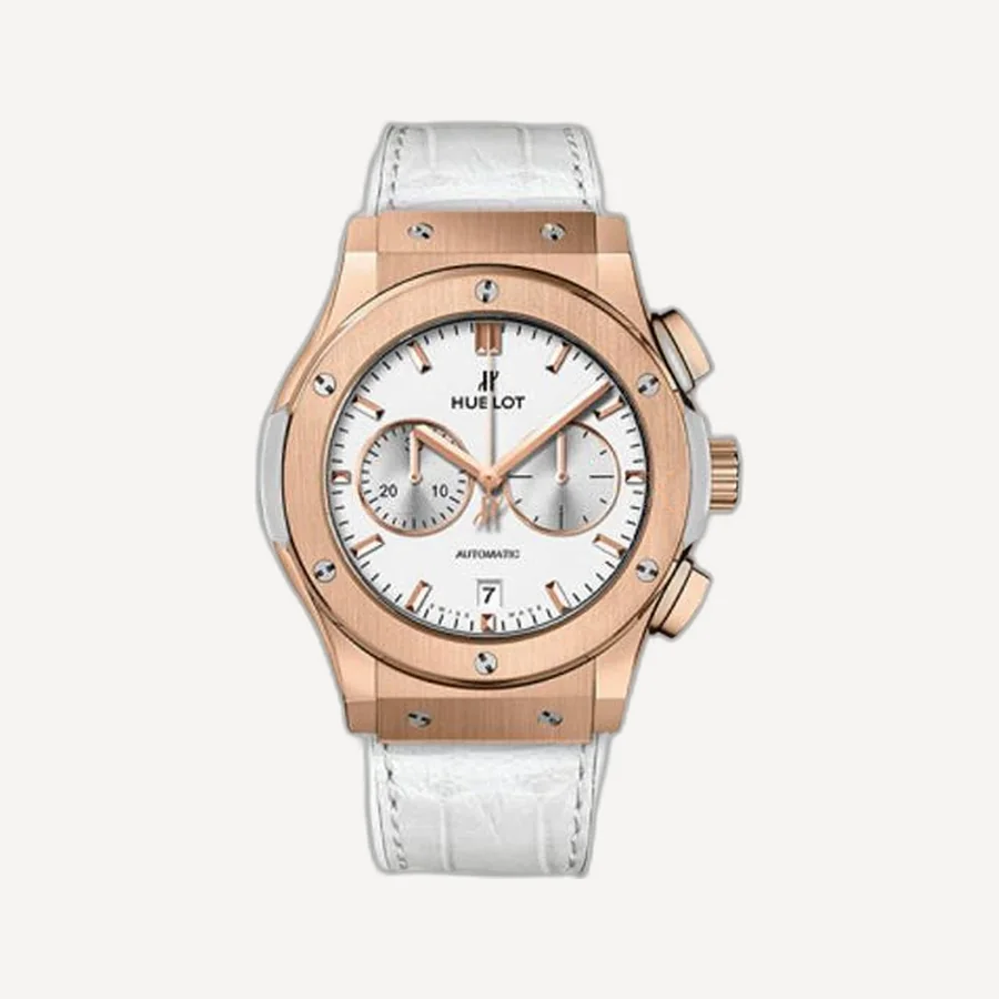 위블로 클래식 퓨전 크로노그래프 킹골드 화이트 42mm