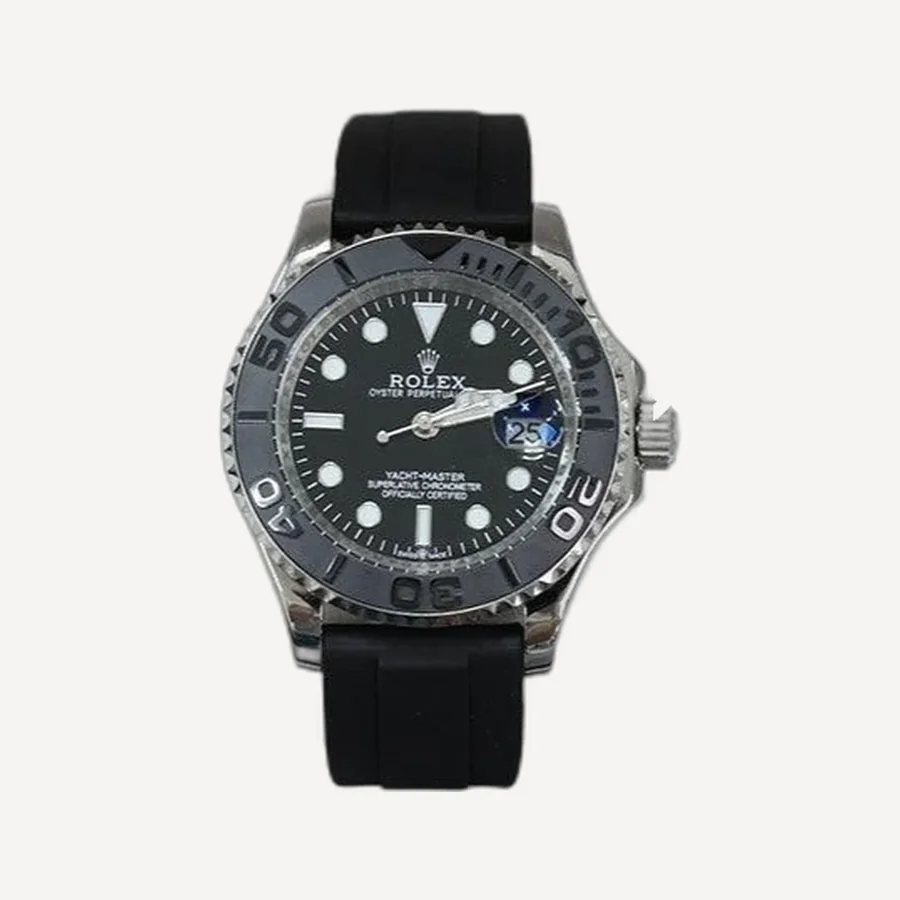 롤렉스 요트 마스터 우레탄 밴드 워치 42mm
