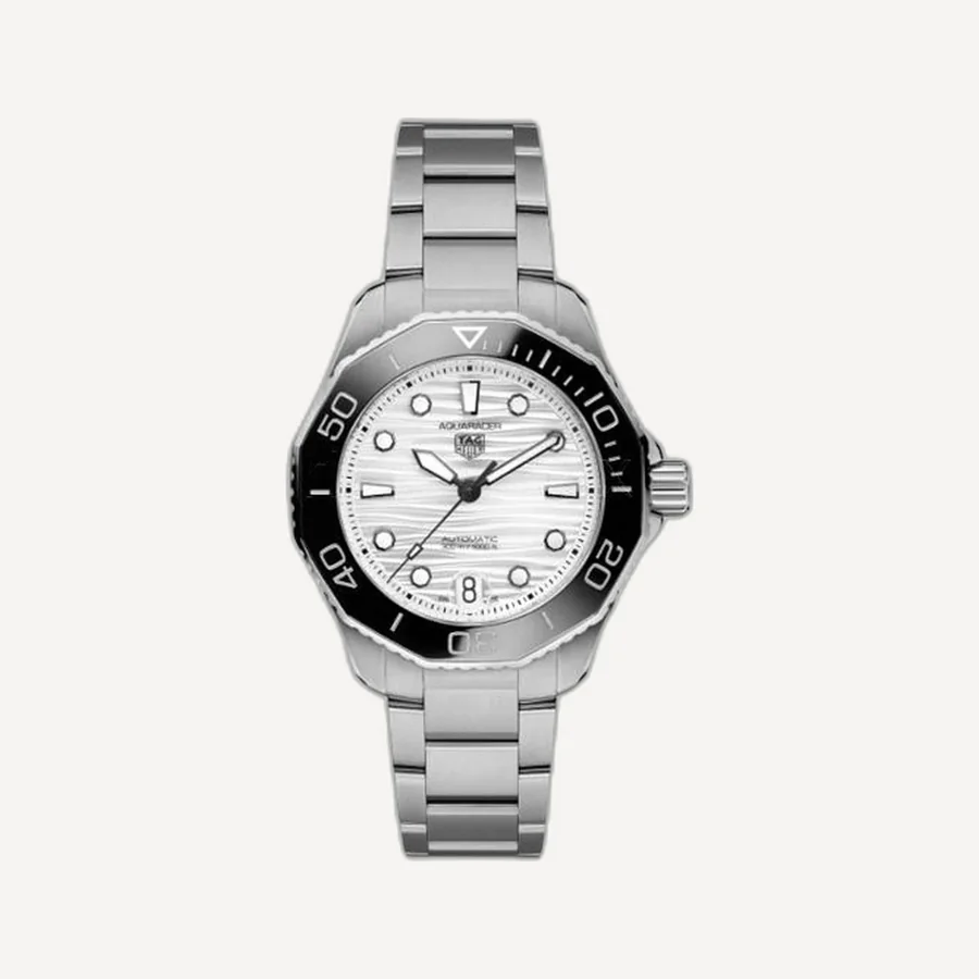태그호이어 아쿠아레이서 프로페셔널 데이트 실버 36mm