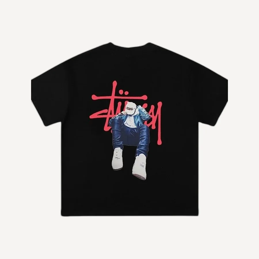 스투시 레드캡 포인트 반팔