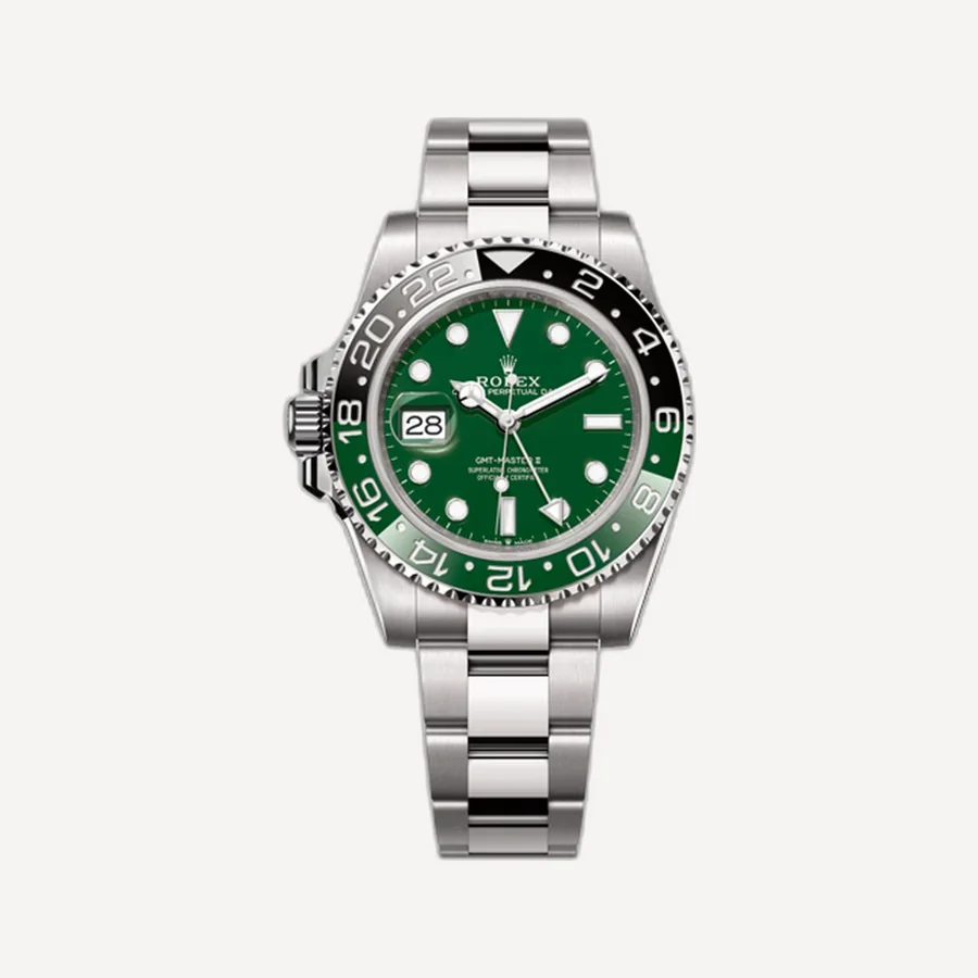 롤렉스 GMT 마스터 2 화이트 골드 그린 세라믹 40mm