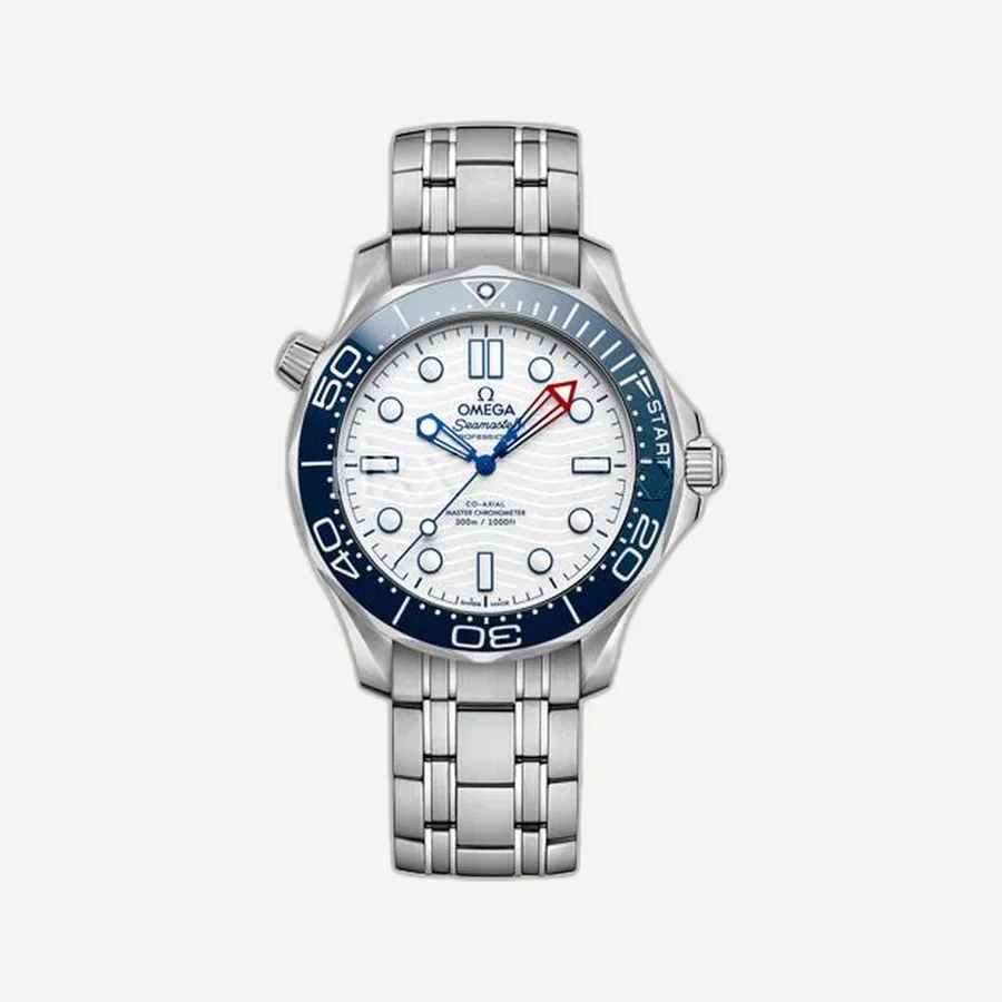 오메가 씨마스터 다이버 300M 스틸 화이트 42mm