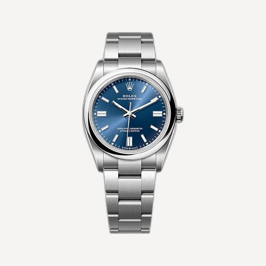 롤렉스 오이스터 퍼페츄얼 36mm 다크 블루