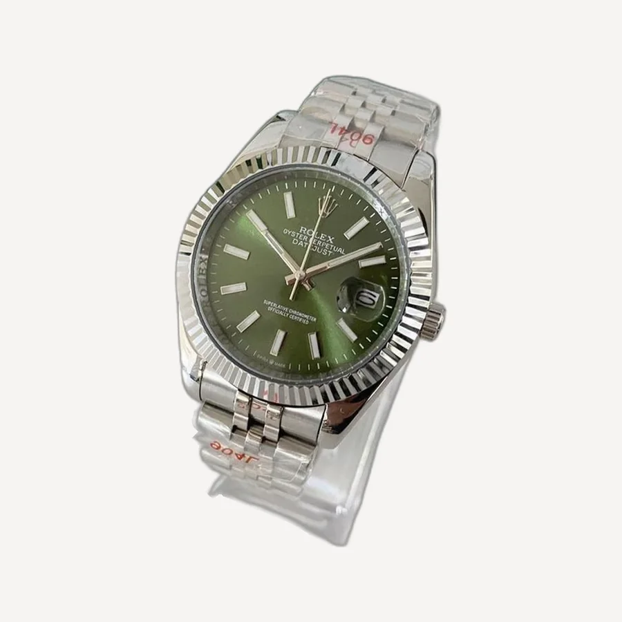 롤렉스 데이트저스트 그린 41mm