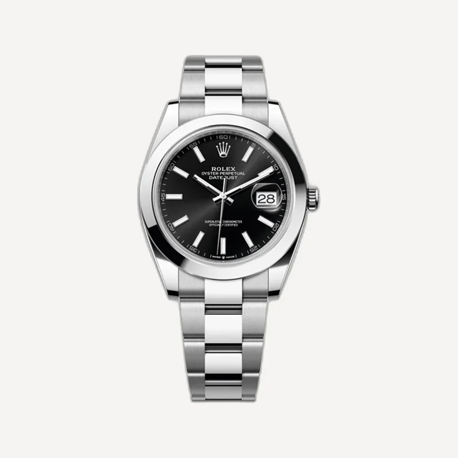 롤렉스 데이트저스트 베젤 오이스터 브레이슬릿 41mm