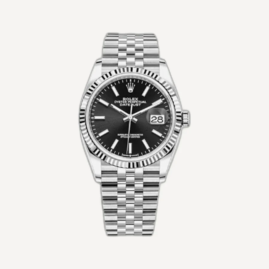 롤렉스 데이트저스트 브라이트 블랙 36mm