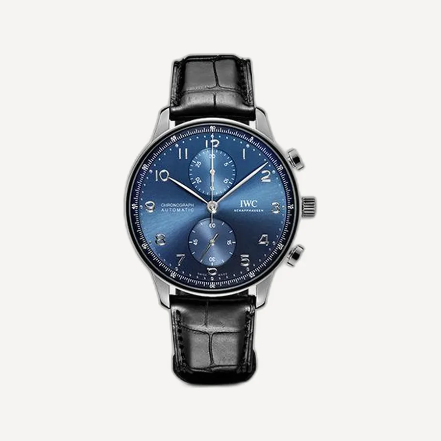 IWC 포르투기저 크로노그래프 블루 다이얼 41mm