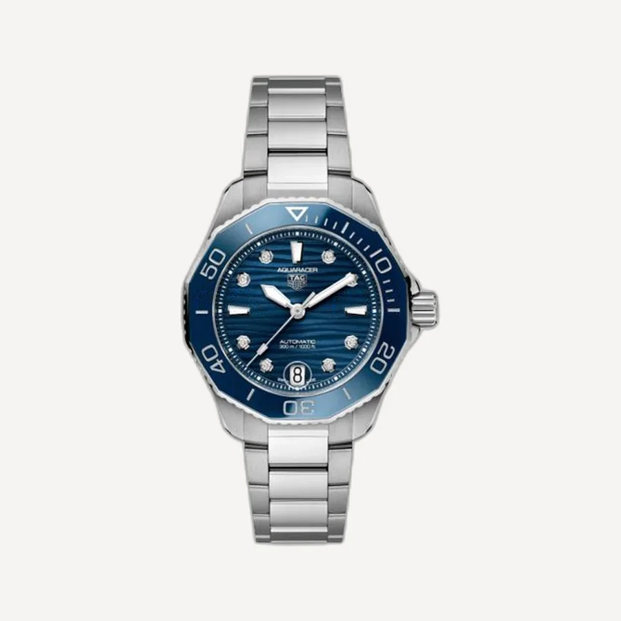 태그호이어 아쿠아레이서 프로페셔널 데이트 블루 36mm