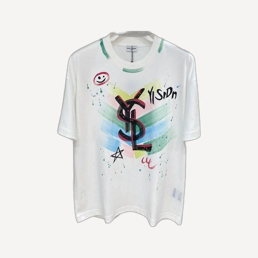 생로랑 그래피티 아트웍 ysl 반팔