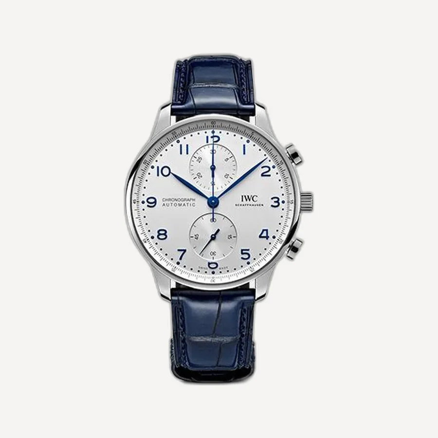 IWC 포르투기저 화이트다이얼 블루핸즈 41mm