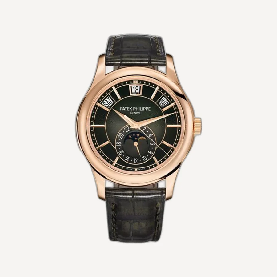 파텍필립 컴플리케이션 애뉴얼 캘린더 올리브 그린 & 블랙 40mm