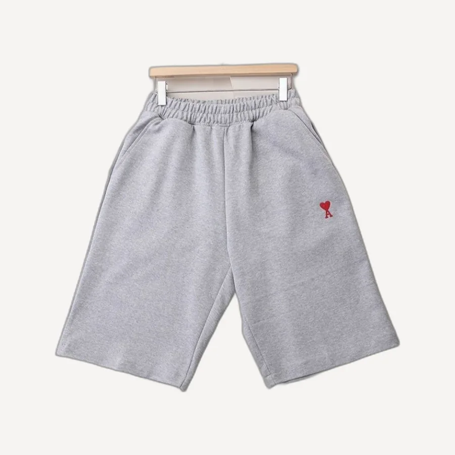 아미 하트 로고 버뮤다 숏 팬츠