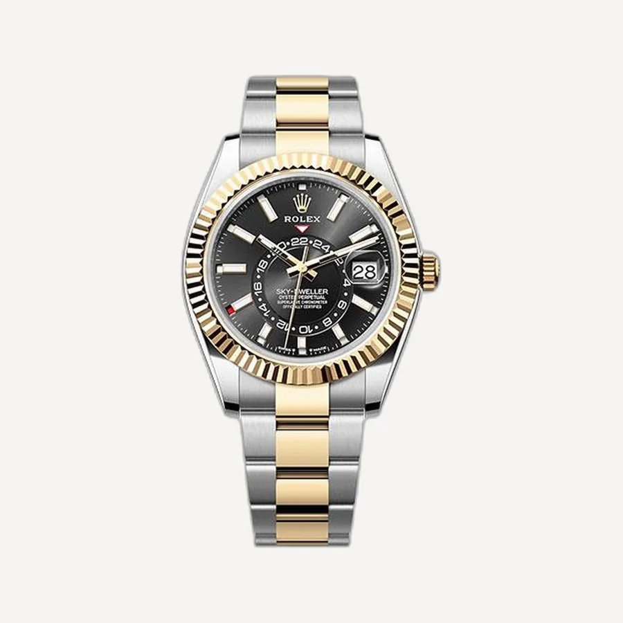 롤렉스 오이스터 스카이드웰러 블랙 다이얼 42mm