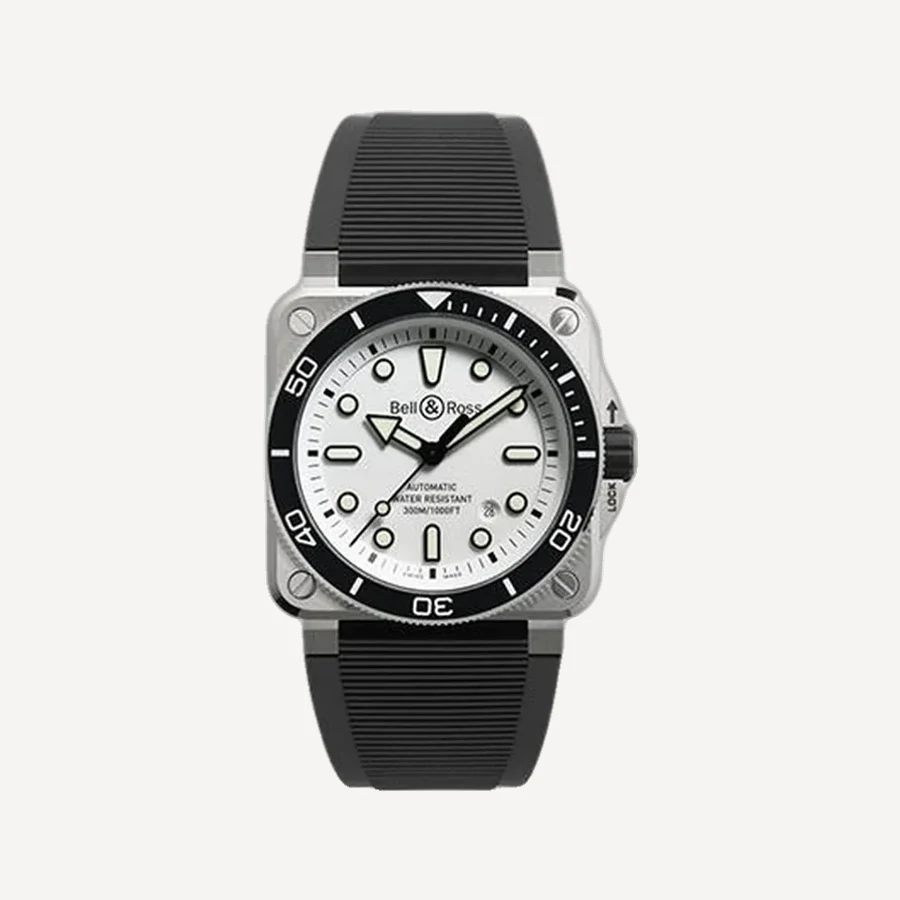 벨앤로스-03 Diver White Steel · 1