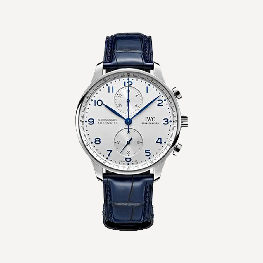 IWC 포르투기저 화이트다이얼 블루핸즈 41mm · 1
