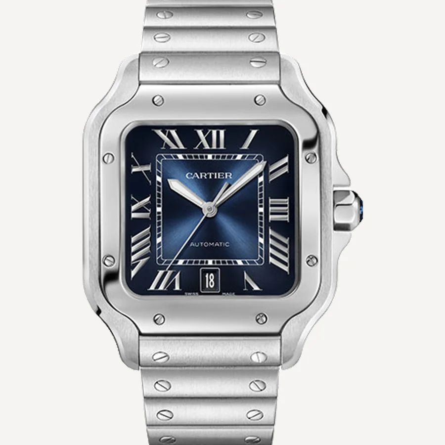 까르띠에 산토스 블루다이얼 40mm